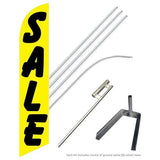 Sale (Yellow/Black) Swooper Flag Kit