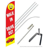 Walk In Drive Out Swooper Flag Kit