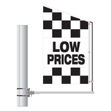 Checkered Message Motion Flag