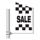 Checkered Message Motion Flag
