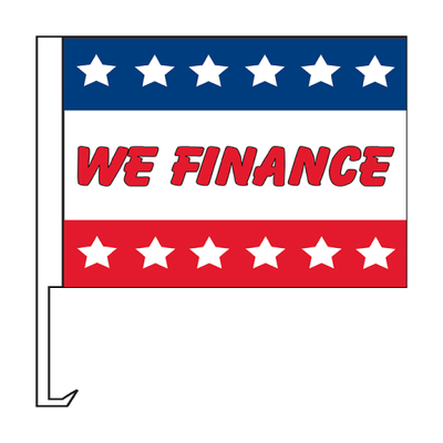Clip-On Window Flags - We Finance