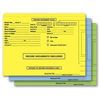 Color Coded Filing Jackets
