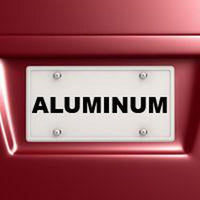 Embossed Aluminum License Plate Inserts
