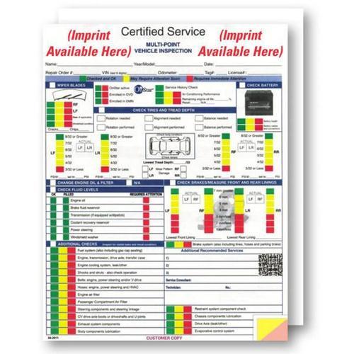 GM Multi-Point Safety Inspection Form