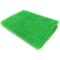 Green Jumbo Microfiber Towel