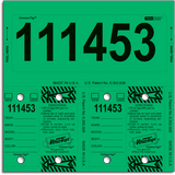 Green Versa-Tags Consecu-Tags