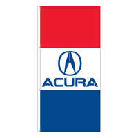 Horizontal Dealer Logo Drape Flags