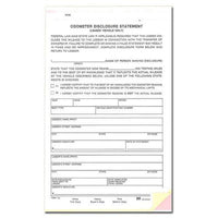 Leased Vehicle Odometer Disclosure Statement - Form 112L