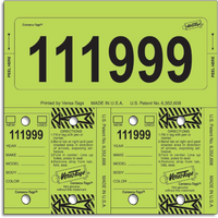 Lime Green Versa-Tags Consecu-Tags