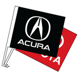Manufacturer Logo Clip-On Window Flags