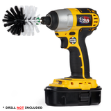 Mini Bullet Drill Brush Scrubber (Soft White Brush)