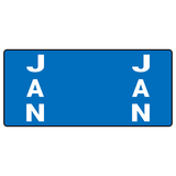 Month Color-Coded Ringbook Labels