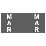 Month Color-Coded Ringbook Labels