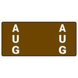 Month Color-Coded Ringbook Labels