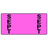 Month Color-Coded Ringbook Labels