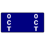 Month Color-Coded Ringbook Labels