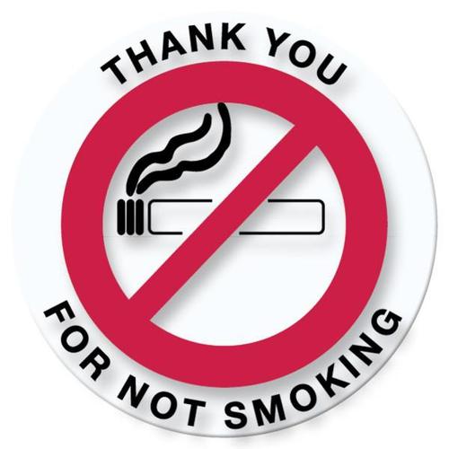 No Smoking Sticker