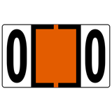 Numeric Color-Coded Roll Labels