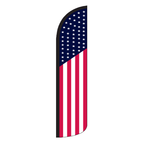 Patriotic Swooper Flag - American Flag
