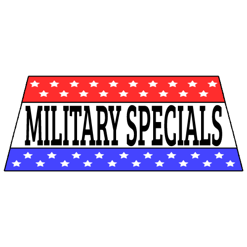 Patriotic Windshield Banners - Military Specials