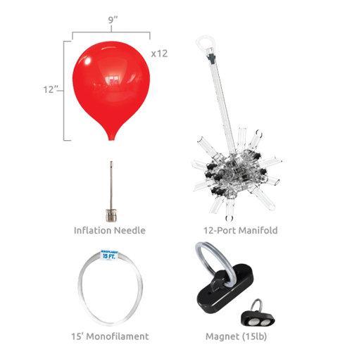 Kit support à ballons - coquillage