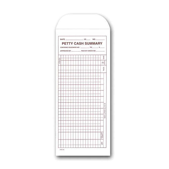 Petty Cash Envelope