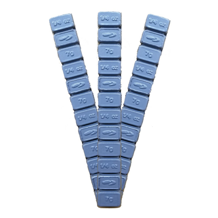 Plombco 1/4 oz Adhesive Wheel Weights - 30 Strips