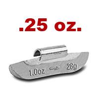 REG .25 oz wheel balancing weights