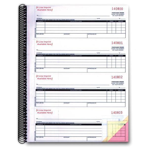 Purchase Order Book - Form #NC-124-3