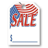 Sale American Flag Mirror Hang Tag