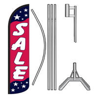 "Sale" Patriotic Swooper Flag Kit