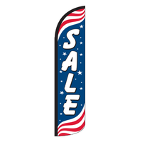 "Sale" Patriotic Swooper Flag