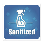 Sanitized Table Top Signs