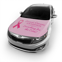 "Searching for the Cure" Vehicle Hood Cover