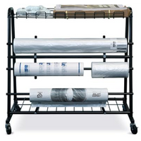 Slip-N-Grip Floor Dispenser Rack