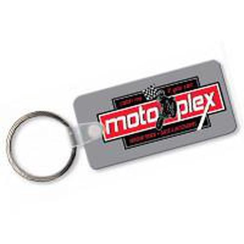 Sof-Touch Rectangle w/ Round Corners Key Tag
