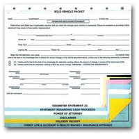 Sold Vehicle Combination Form