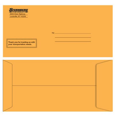 Sternberg Chevrolet License Plate Envelopes