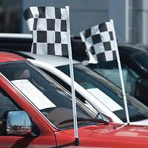 Supreme Cloth Checkered Antenna Flags