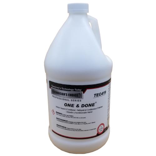 TEC 419 One & Done® Interior Cleaner & Conditioner - 1 Gallon