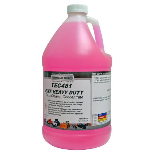 TEC 481 Pink Heavy Duty Glass Cleaner Concentrate