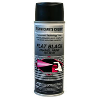 TEC 99101 Flat Black Enamel Paint - 12 oz Aerosol