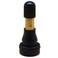 TR600HP High Pressure Brass Rubber Snap-in Tire Valve Stem (50pcs/Bag) - Black