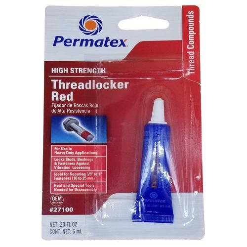 Threadlocker Red High Strength (0.2oz) - Permatex