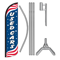 "Used Cars" Patriotic Swooper Flag Kit