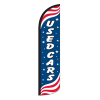 "Used Cars" Patriotic Swooper Flag