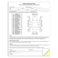 Vehicle Inspection & Estimate Form