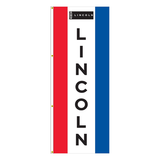 Vertical Dealer Logo Drape Flags
