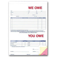 We Owe/You Owe Forms