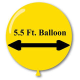Yellow 5.5 ft Chloroprene Balloons